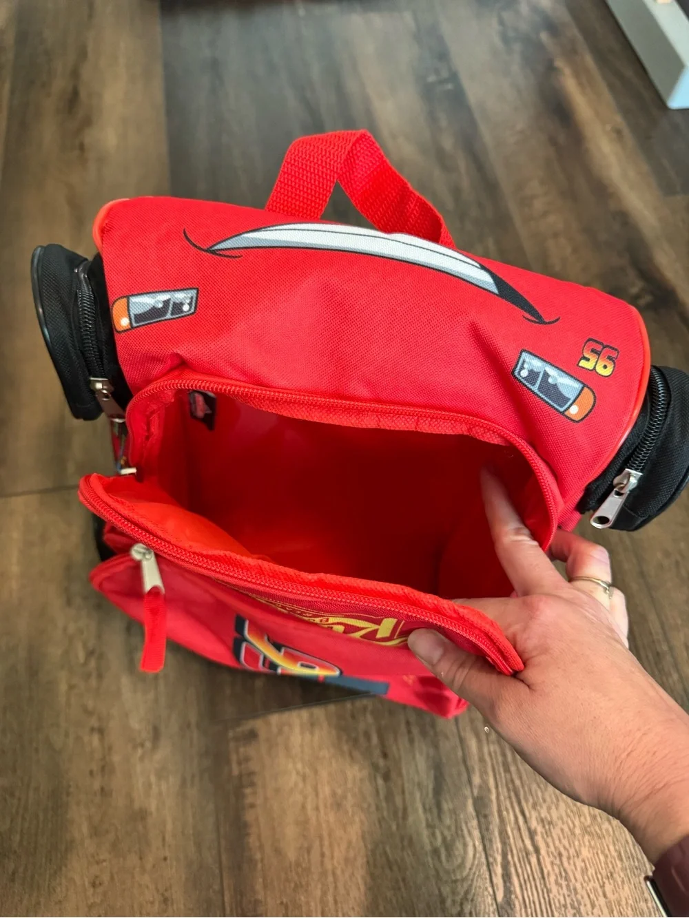 Disney Lightning McQueen Cars Toddler Backpack